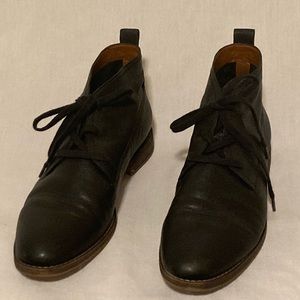 FRANCO SARTO - Leather Lace Booties - Ankle Boots - Classic Bootie